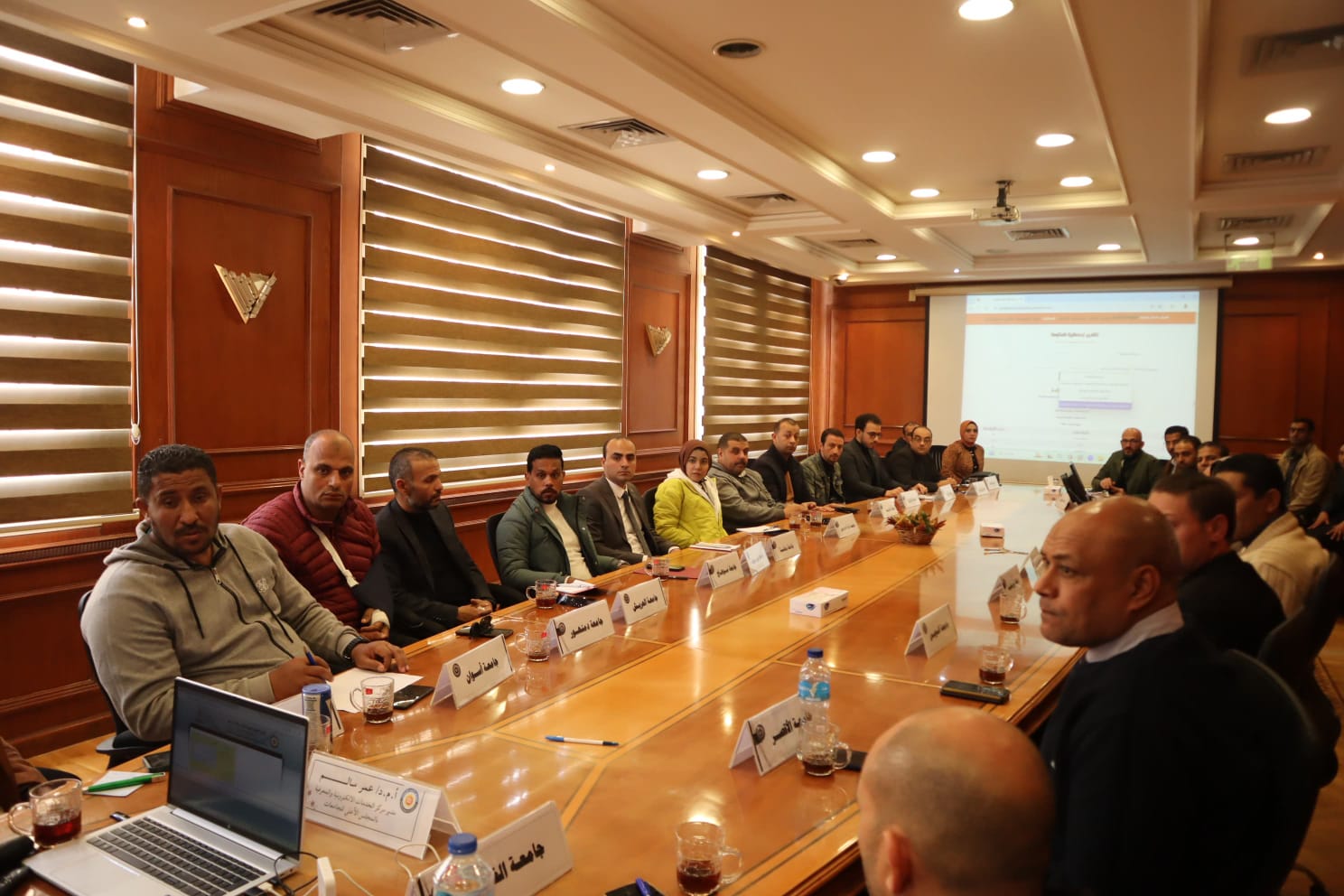 جامعة الأقصر تشارك في ورشة تطوير منصة الأنشطة الطلابية بالجامعات الحكومية