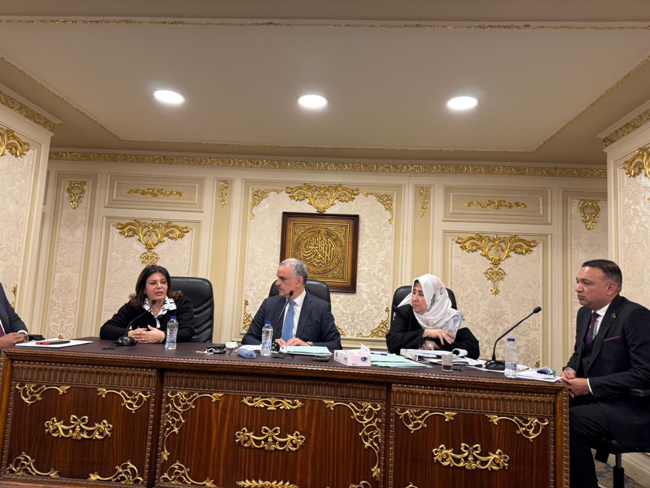 رئيس جامعة السادات تشارك في اجتماع لجنة التعليم بمجلس النواب لمتابعة إنشاء المستشفى الجامعي