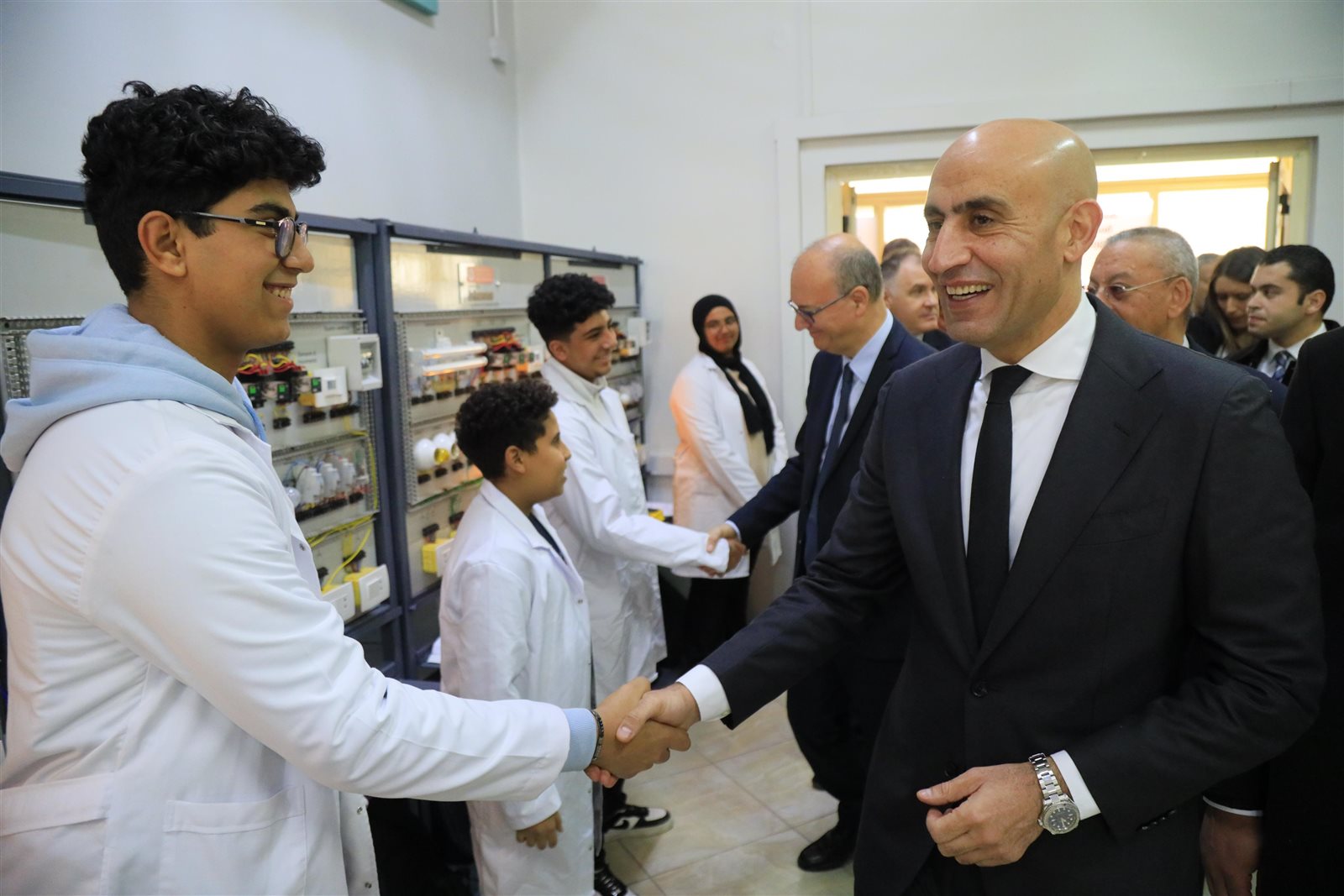 وزير التربية والتعليم ونظيره الإيطالي يفتتحان القرية الإيطالية بمعهد السالزيان دون بوسكو