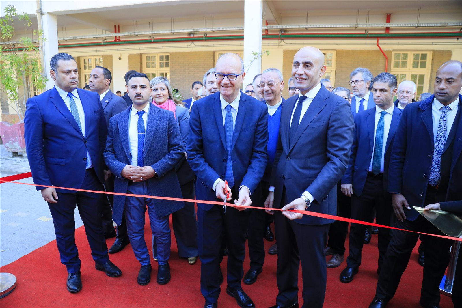 وزير التربية والتعليم ونظيره الإيطالي يفتتحان القرية الإيطالية بمعهد السالزيان دون بوسكو