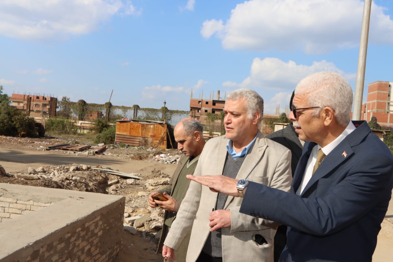 جولة تفقدية لرئيس جامعة المنوفية لمتابعة سير العملية التعليمية وأعمال التطوير