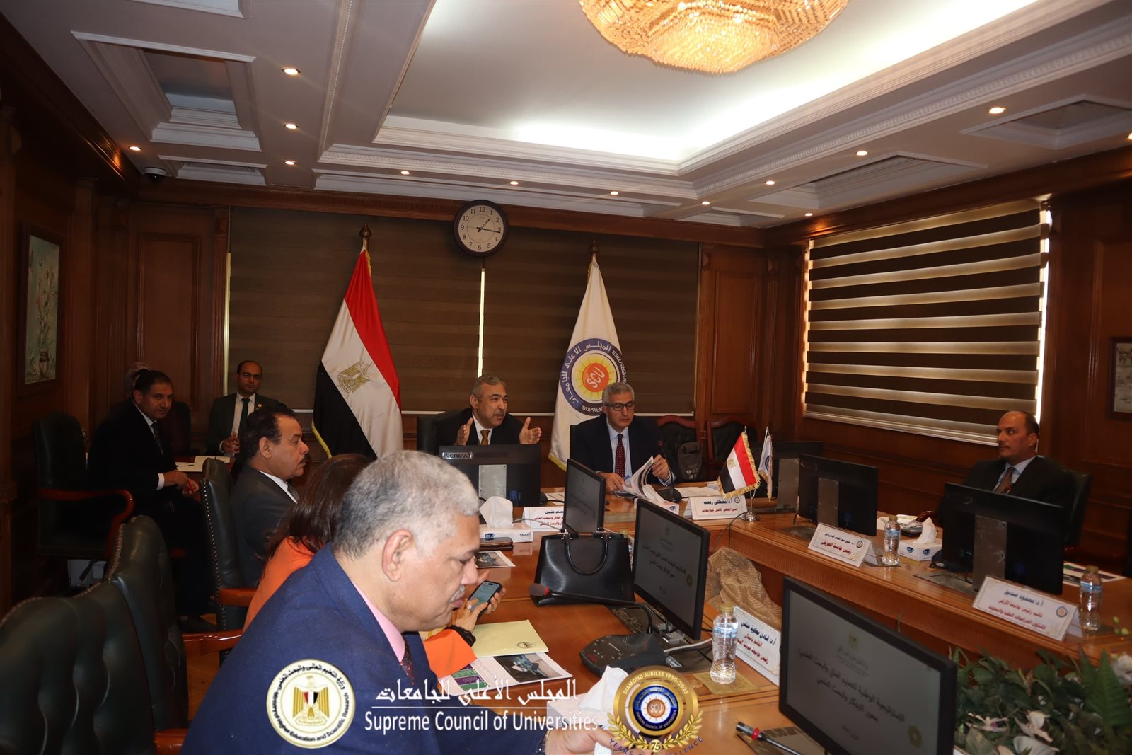 اجتماع المجلس الأعلي للدراسات العليا