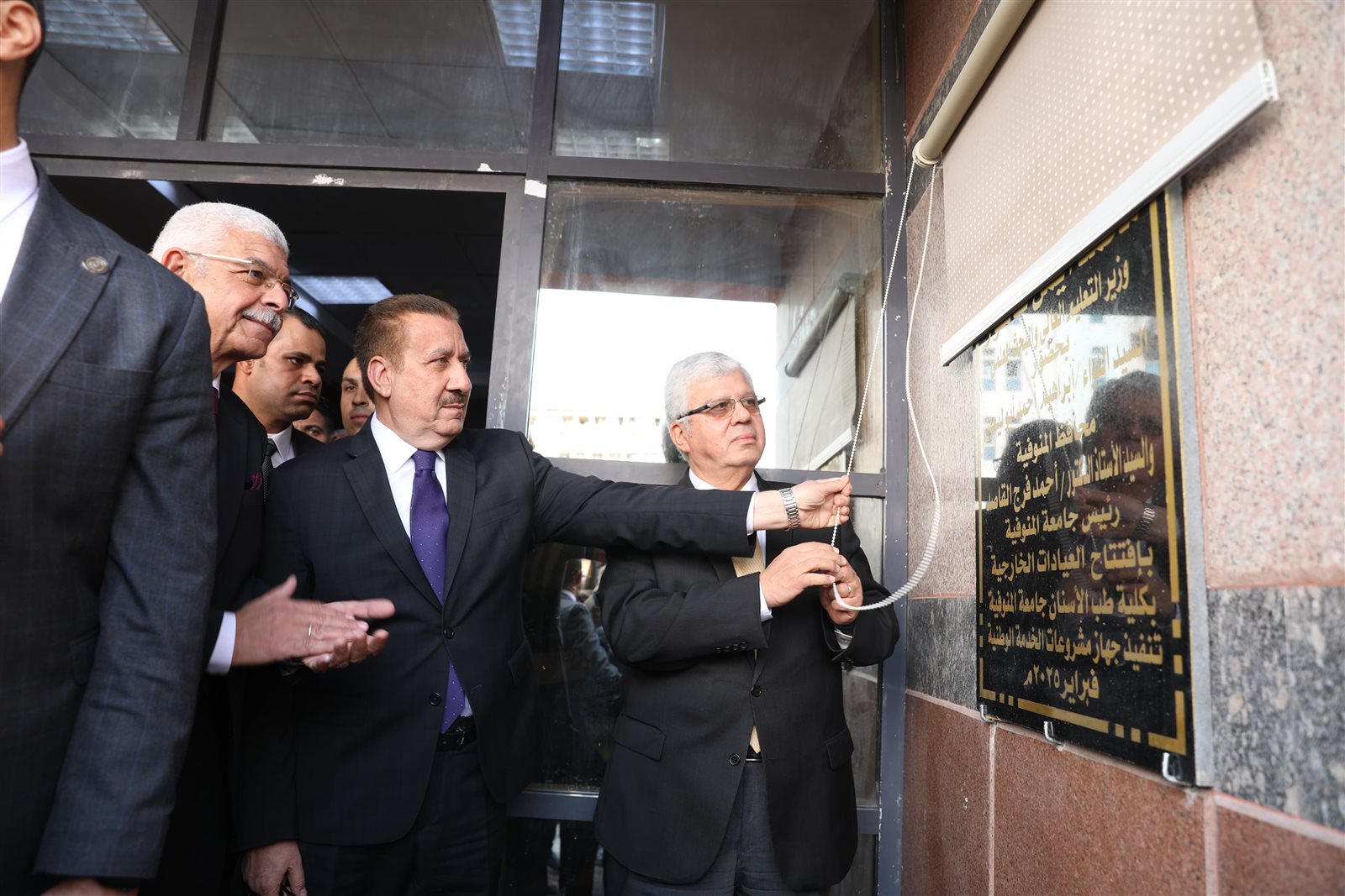 وزير التعليم العالي يفتتح مشروعات طبية وتعليمية جديدة بجامعة المنوفية