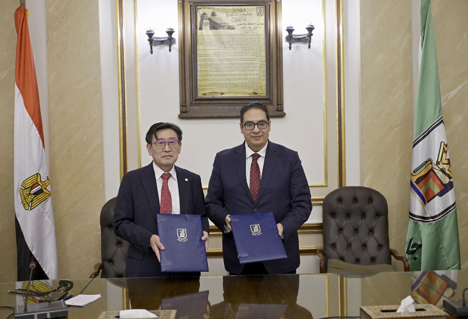 جامعة القاهرة تعزز التعاون الأكاديمي مع جامعة تشونغجو الكورية