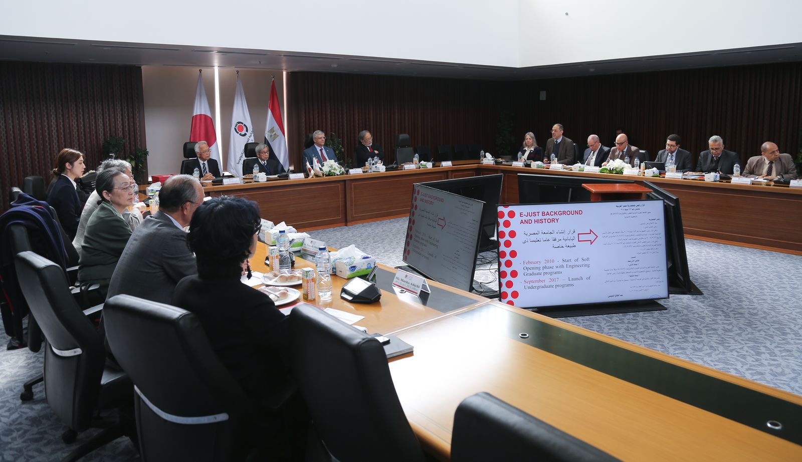 تعاون أكاديمي متطور بين الجامعة المصرية اليابانية والجمعية اليابانية لتطوير العلوم