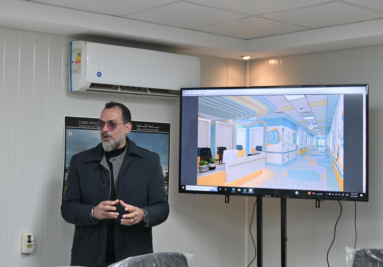 جولة تفقدية لرئيس جامعة القاهرة