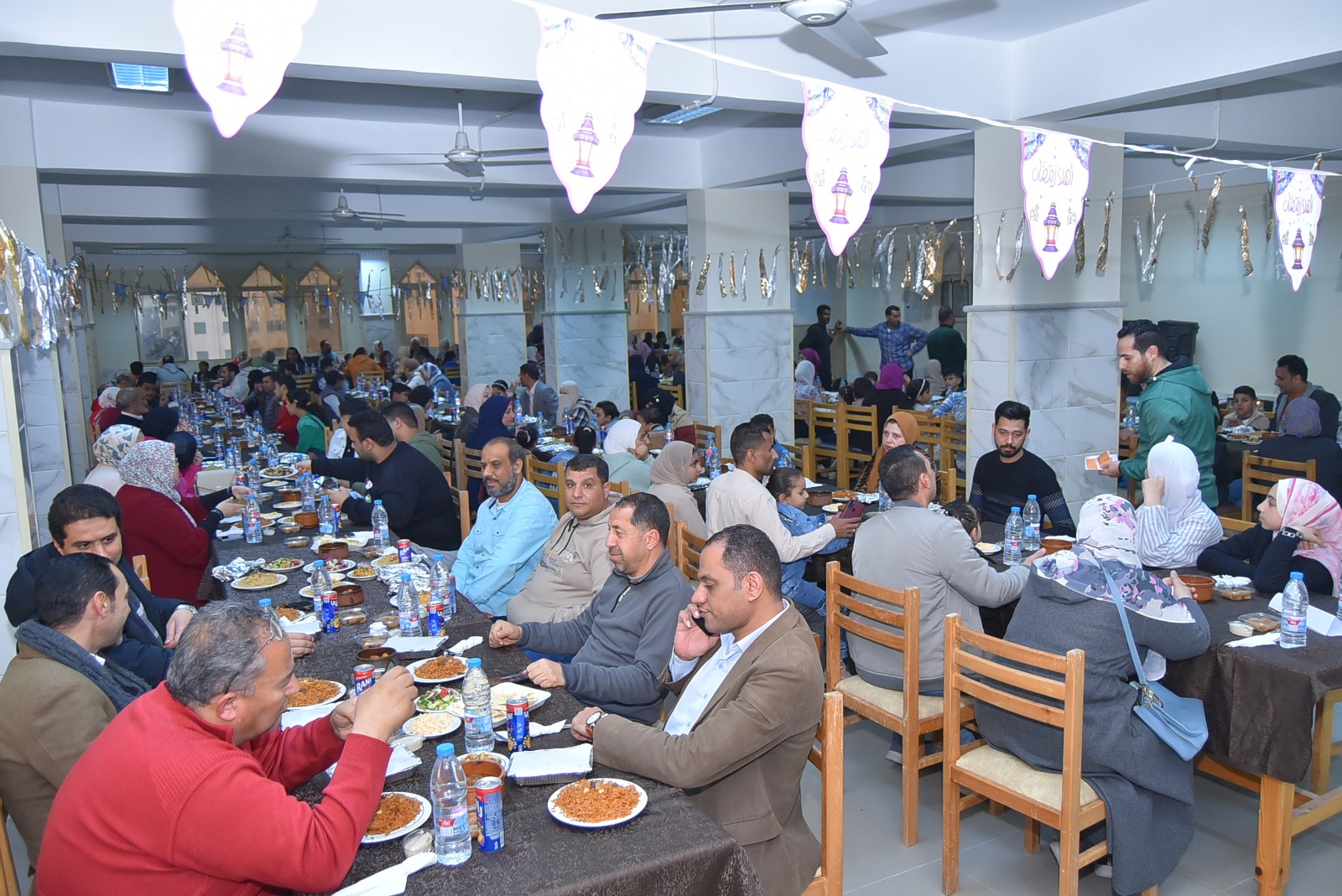 إفطار رمضاني يجمع أسرة جامعة كفر الشيخ