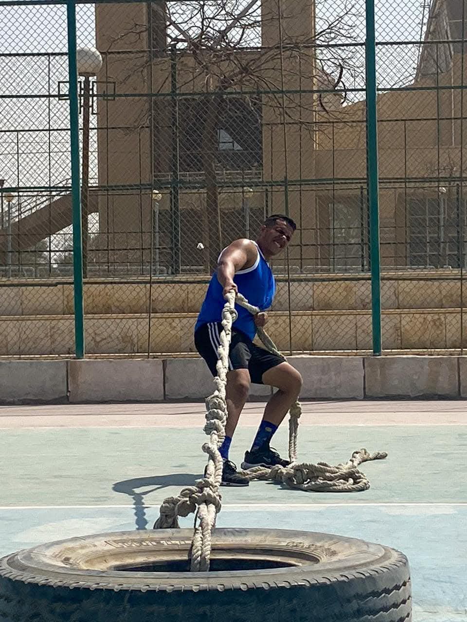 تحدي الكروس فيت يشعل حماس طلاب جامعة حلوان