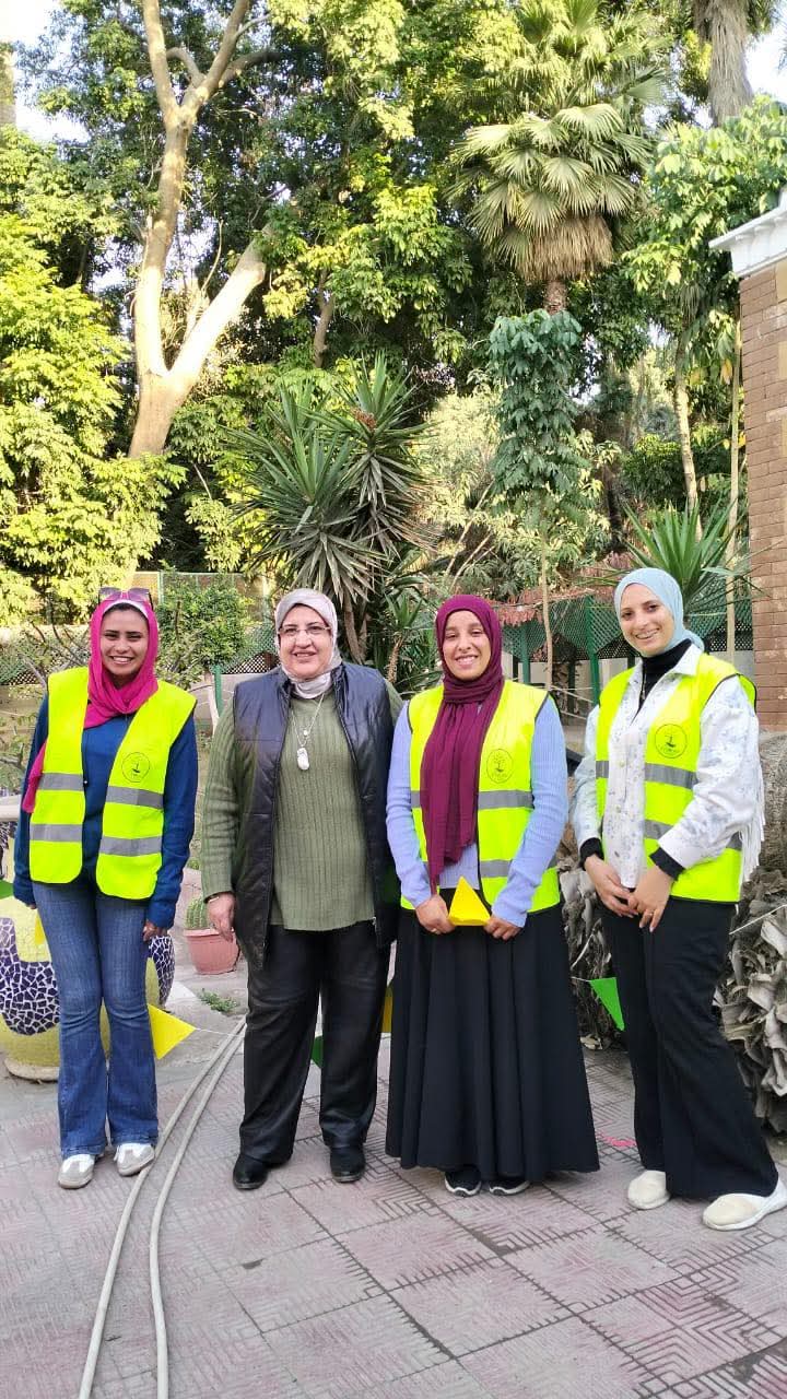 كلية علوم الرياضة بنات بجامعة حلوان تنظم ورشة زينة رمضان صديقة للبيئة