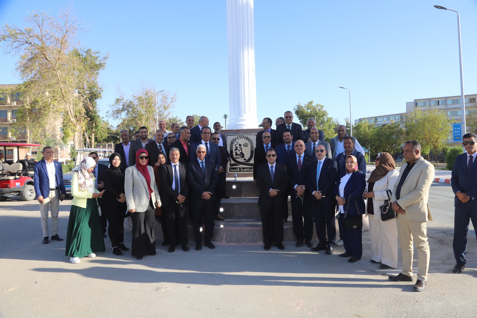 افتتاح مشروعات تطويرية وخدمية بجامعة جنوب الوادي
