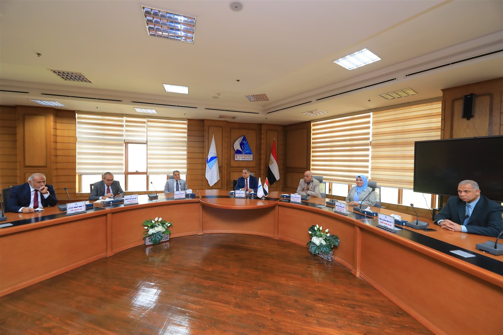 جامعة كفر الشيخ تعتمد قرارات جديدة