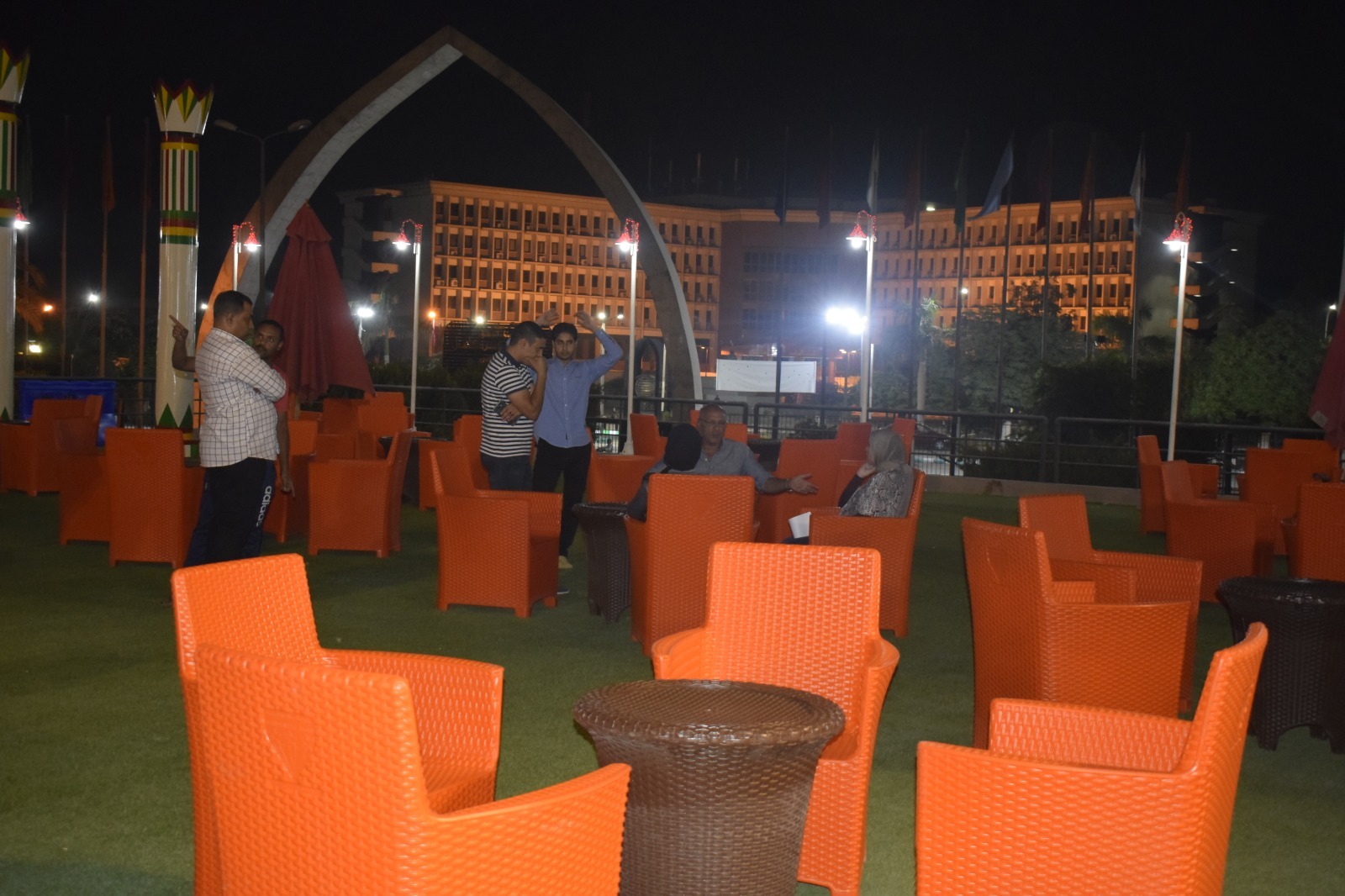 القرية الأولمبية بجامعة أسيوط