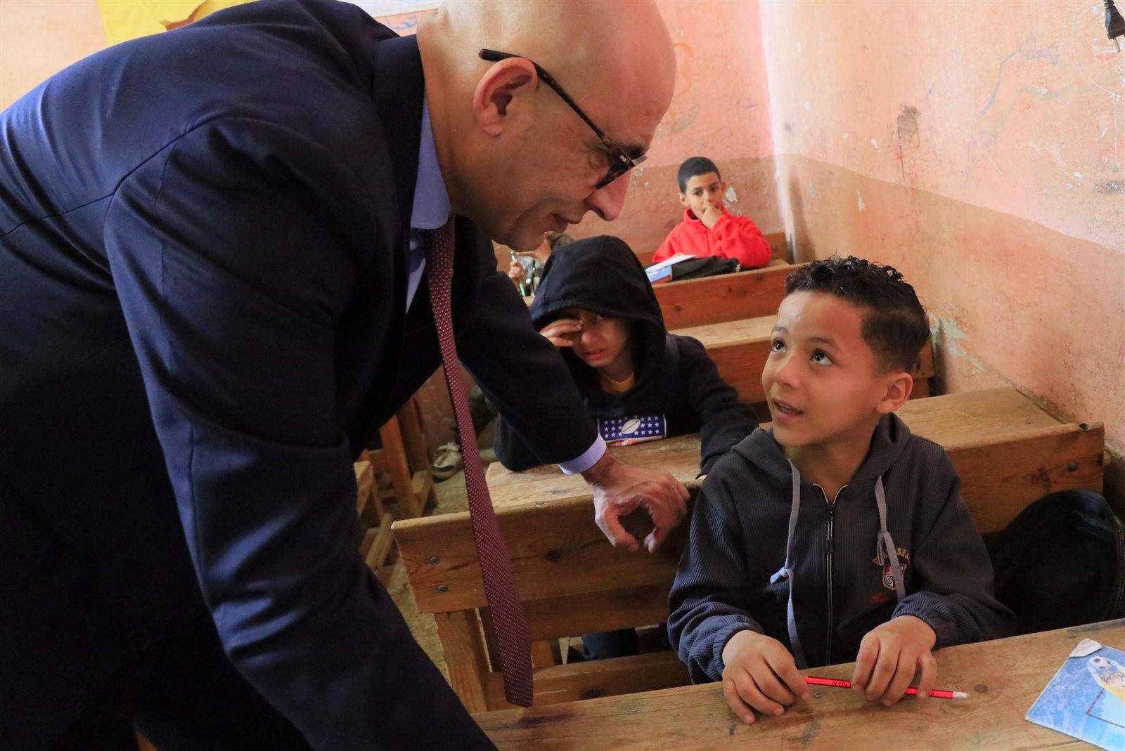 وزير التربية والتعليم في جولة مفاجئة بمدارس المنوفية