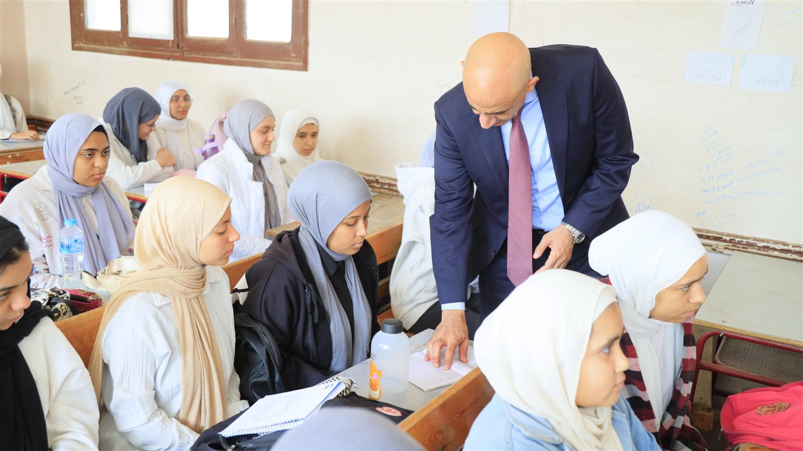 وزير التربية والتعليم في جولة مفاجئة بمدارس المنوفية
