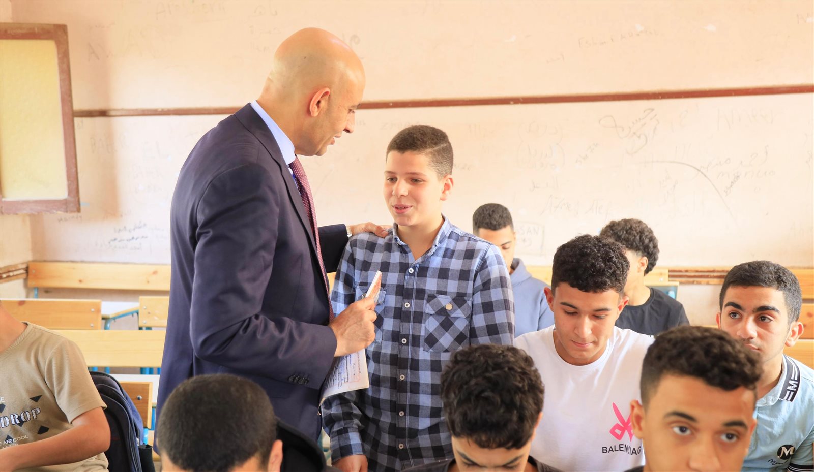 وزير التربية والتعليم في جولة مفاجئة بمدارس المنوفية