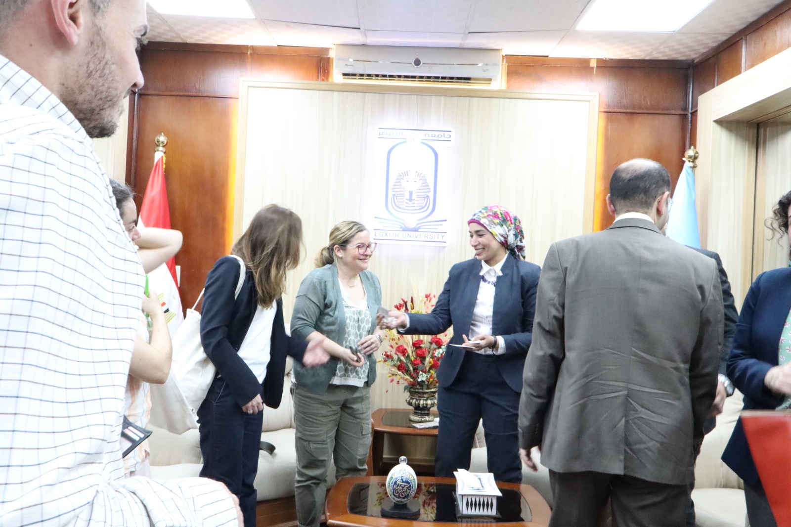 جامعة الأقصر تستقبل وفد الاتحاد الأوروبي لمناقشة سبل التعاون الأكاديمي