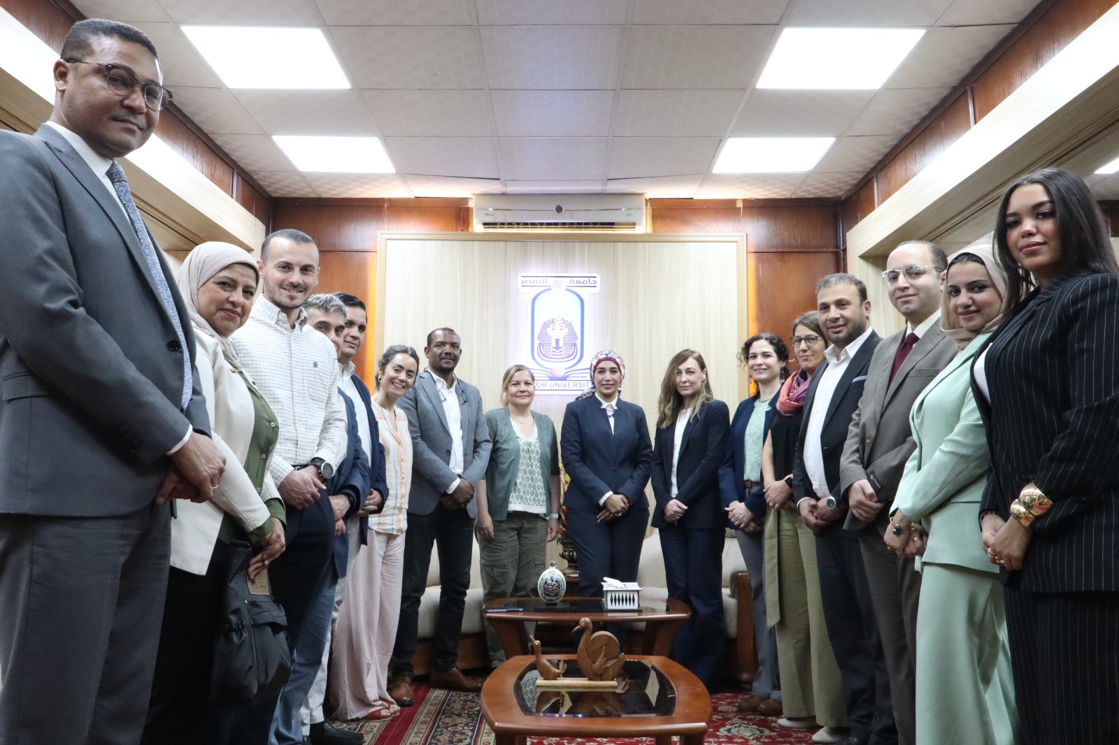 جامعة الأقصر تستقبل وفد الاتحاد الأوروبي لمناقشة سبل التعاون الأكاديمي