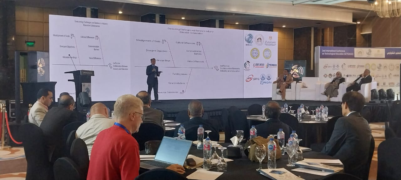 فلسفة برامج الجامعات التكنولوجية في المؤتمر الدولي للتعليم التكنولوجي 