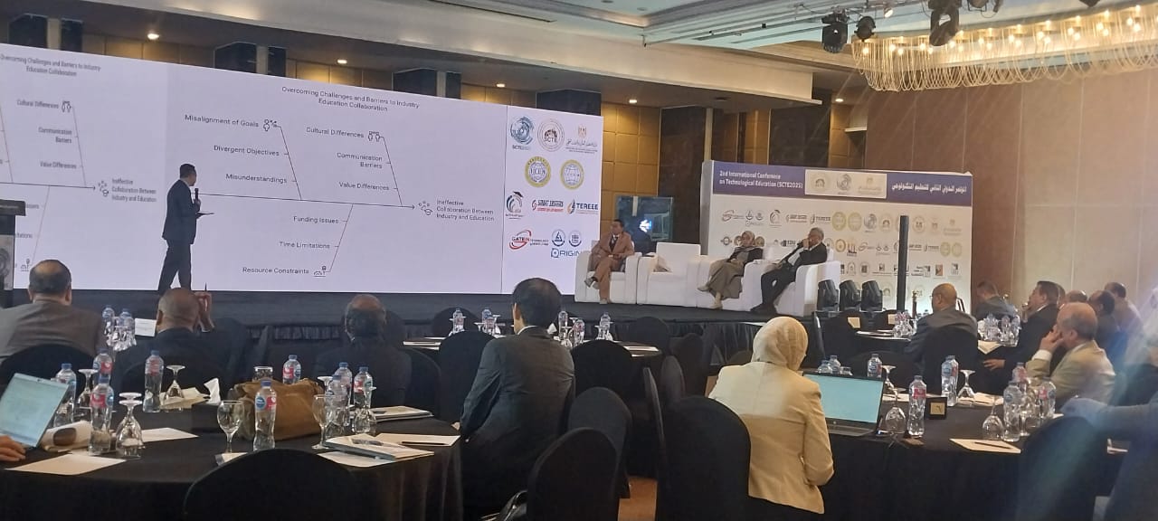 فلسفة برامج الجامعات التكنولوجية في المؤتمر الدولي للتعليم التكنولوجي 
