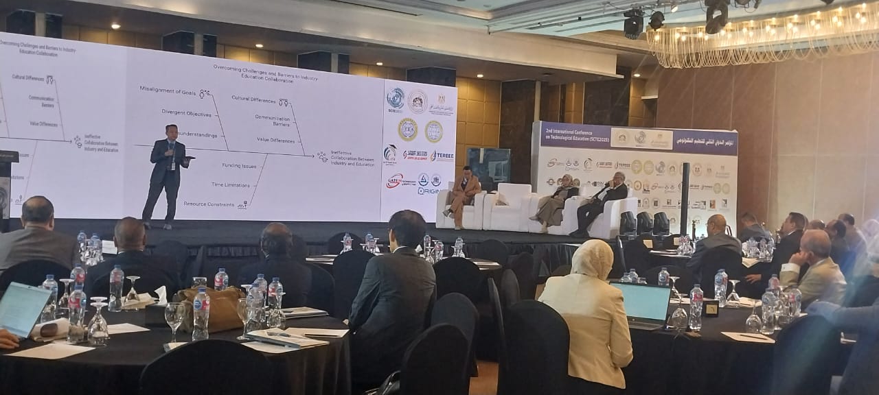 فلسفة برامج الجامعات التكنولوجية في المؤتمر الدولي للتعليم التكنولوجي 