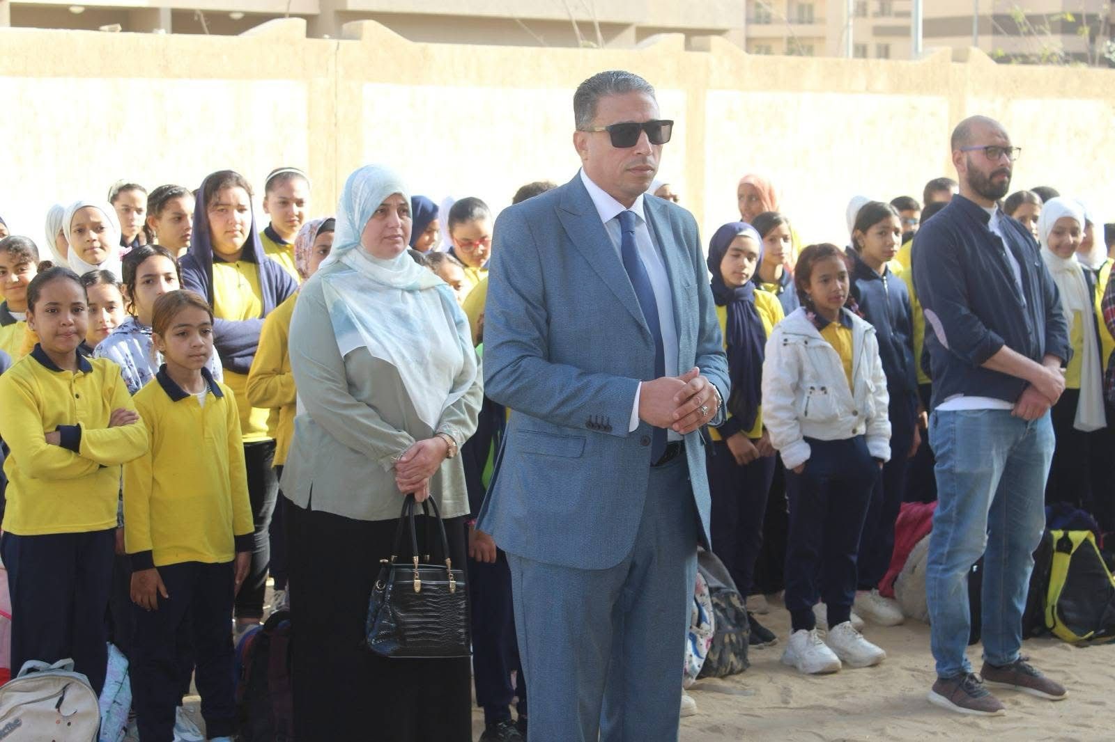 مدير تعليم الجيزة يقوم بجولة مفاجئة لرصد الانضباط المدرسي