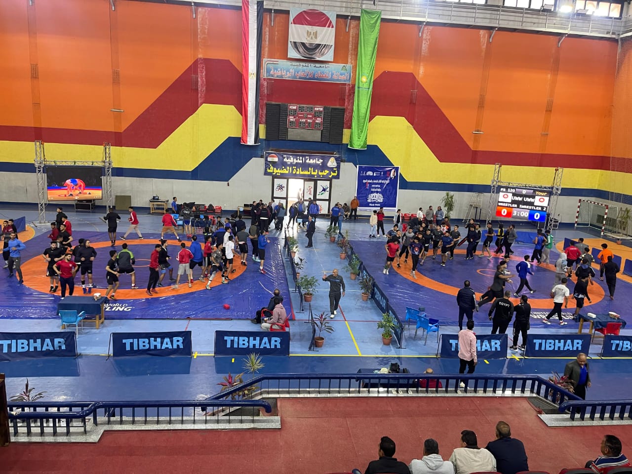 نتائج بطولة المصارعة للجامعات والمعاهد العليا المصرية رقم (٥٢) الشهيد الرفاعي 