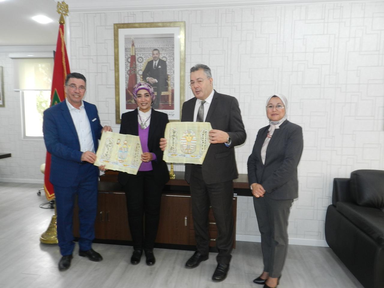 جامعة الأقصر تعزز روابط التعاون الأكاديمي مع جامعة ابن طفيل المغربية