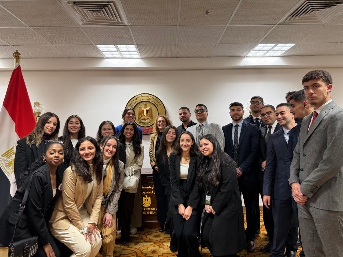 زيارة دراسية مميزة لطلاب الجامعة الألمانية بالقاهرة إلى النيابة العامة المصرية