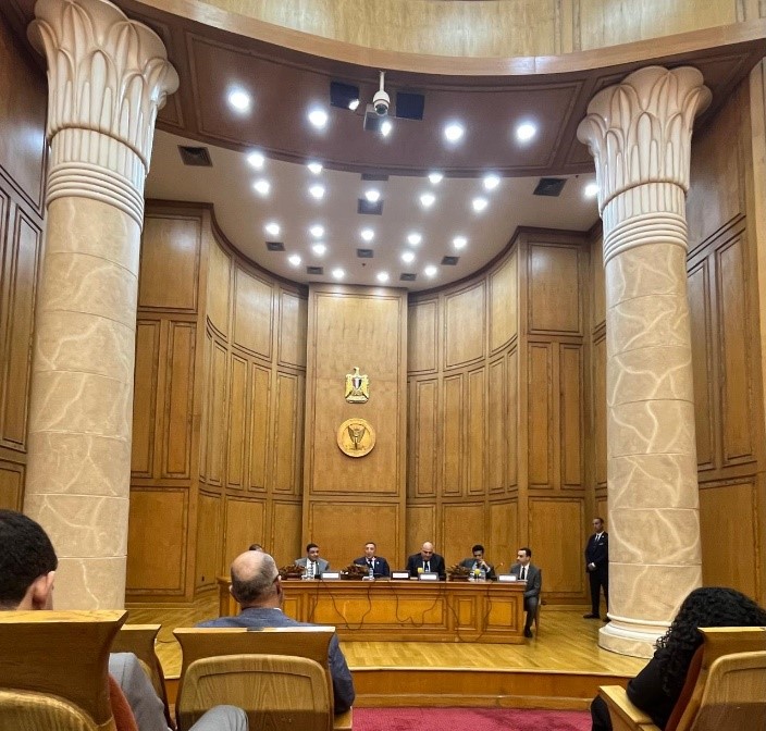 زيارة دراسية مميزة لطلاب الجامعة الألمانية بالقاهرة إلى النيابة العامة المصرية