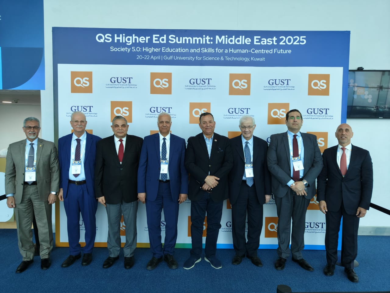 جامعة كفر الشيخ تتألق في قمة كيو إس 2025 بالكويت