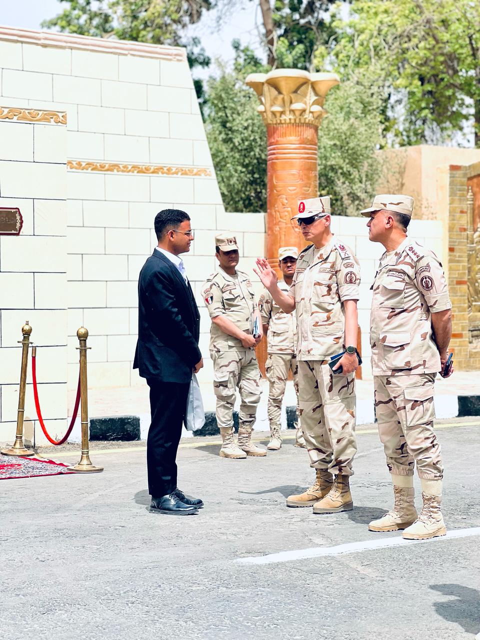 طلاب جامعة الأقصر في زيارة ميدانية مبهرة للفرقة 15 دفاع جوي