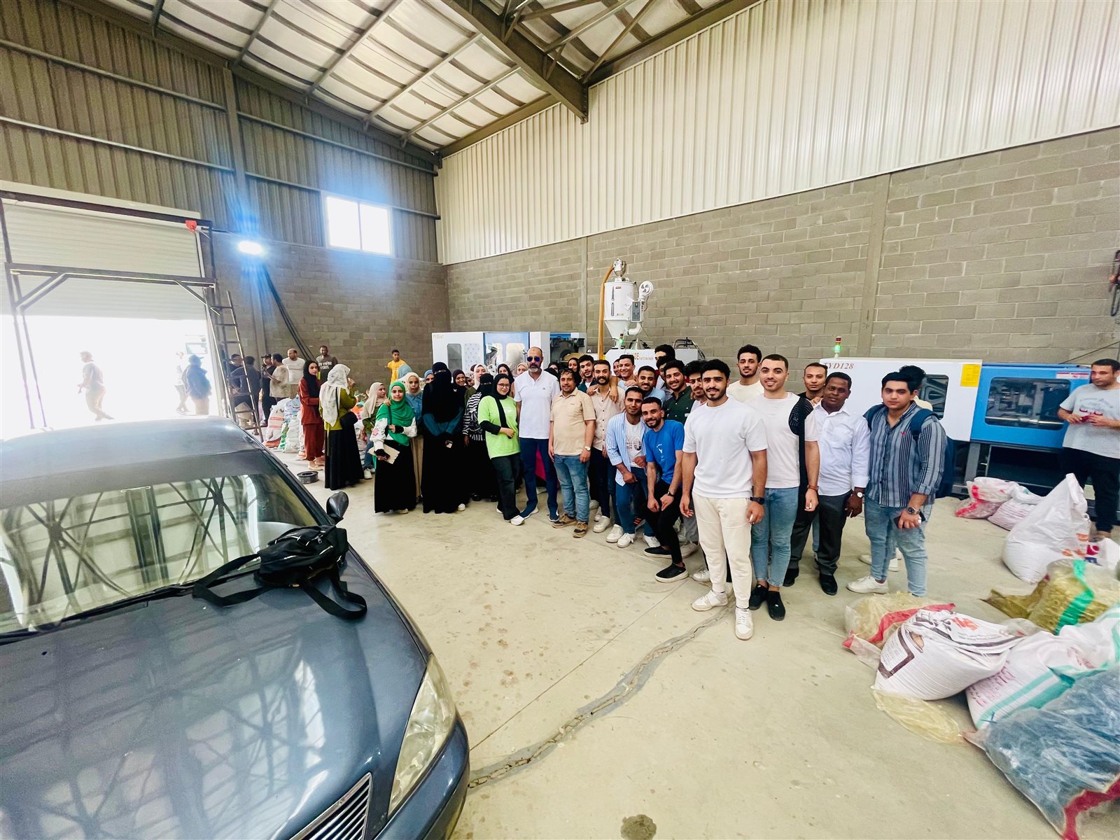 تدريب ميداني فريد لطلاب كهرباء جامعة سوهاج