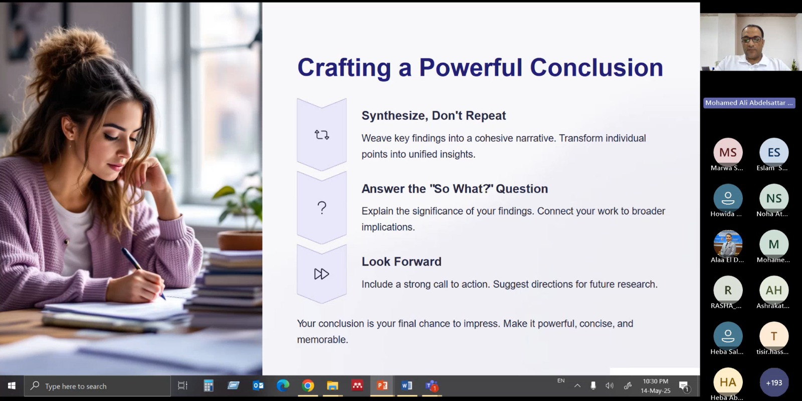 جامعة حلوان تعزز قدرات باحثيها بورشة عمل عن التميز في النشر العلمي الدولي