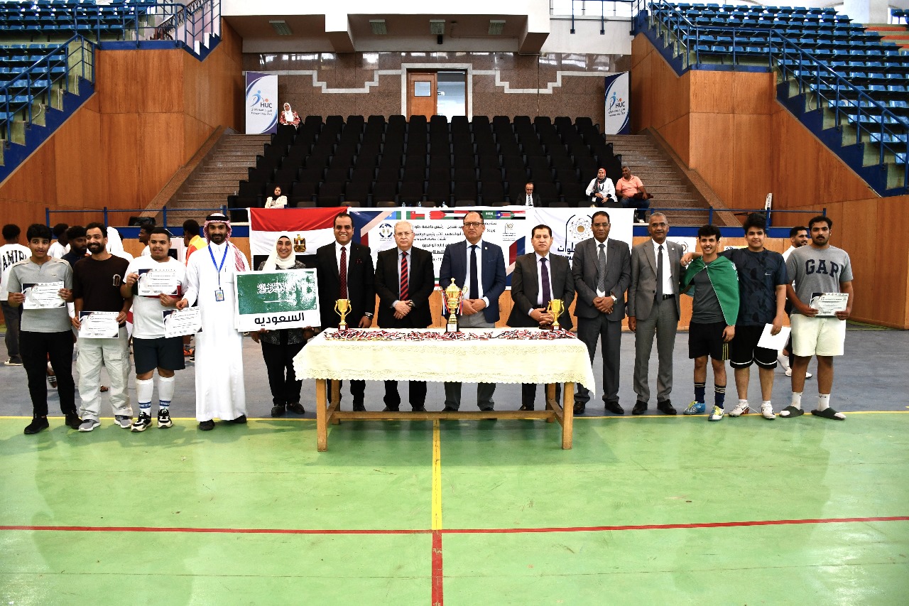 جامعة حلوان تطلق أول مهرجان رياضي يجمع طلابها الوافدين