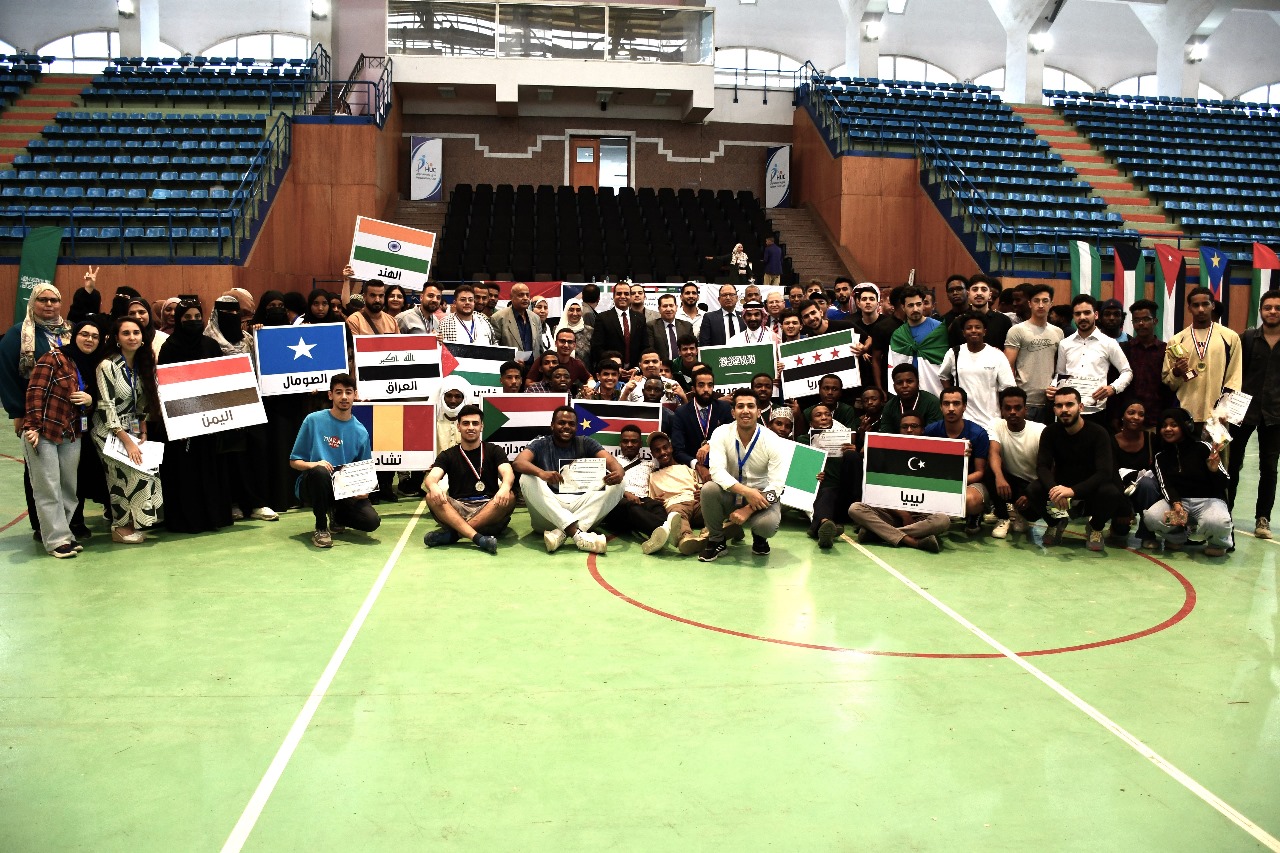 جامعة حلوان تطلق أول مهرجان رياضي يجمع طلابها الوافدين