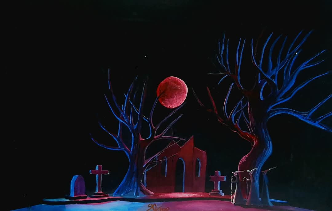 إبداع طلاب جامعة حلوان في تصميم الديكور المسرحي