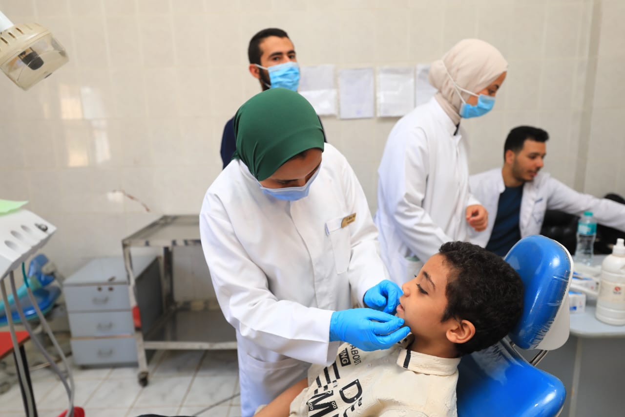 قوافل جامعة كفر الشيخ تعيد الأمل لقرى كفر الشيخ