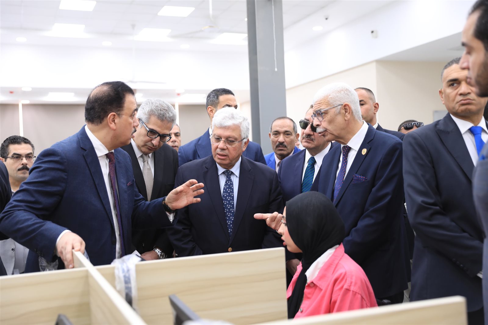 وزير التعليم العالي يفتتح مركز الاختبارات الإلكترونية بجامعة المنوفية