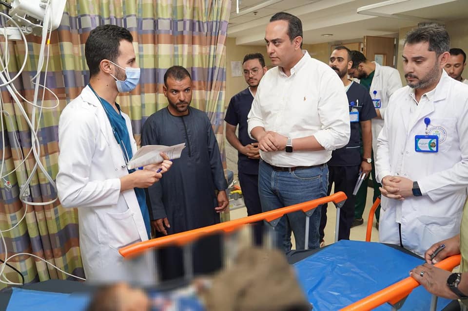 رئيس هيئة الرعاية الصحية يتابع ميدانيًا خطة التأمين الطبي