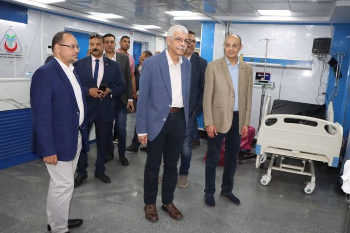 جولة العيد لرئيس جامعة المنوفية ترفع جاهزية المستشفيات الجامعية