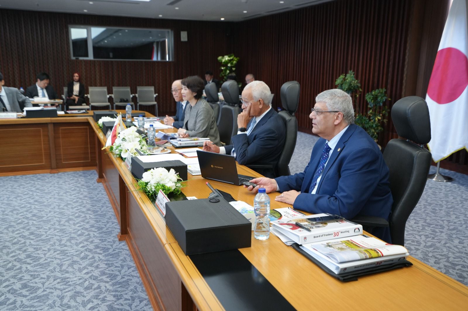 بدء ‎اجتماع مجلس أمناء الجامعة المصرية اليابانية فى دورته ال ٣٠