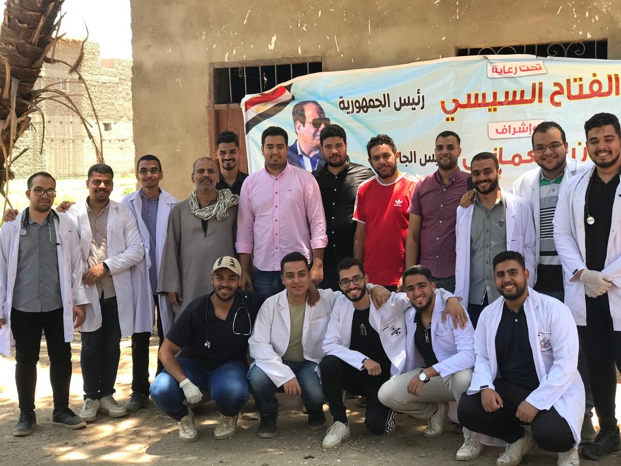 قافلة بيطرية مجانية بقرية تونس من جامعة سوهاج