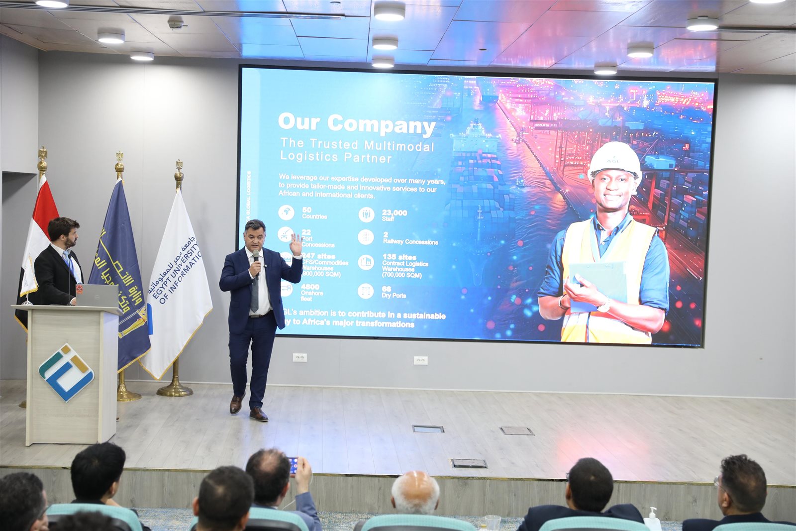 جامعة مصر للمعلوماتية تستضيف قمة الابتكار في اللوجستيات 2025