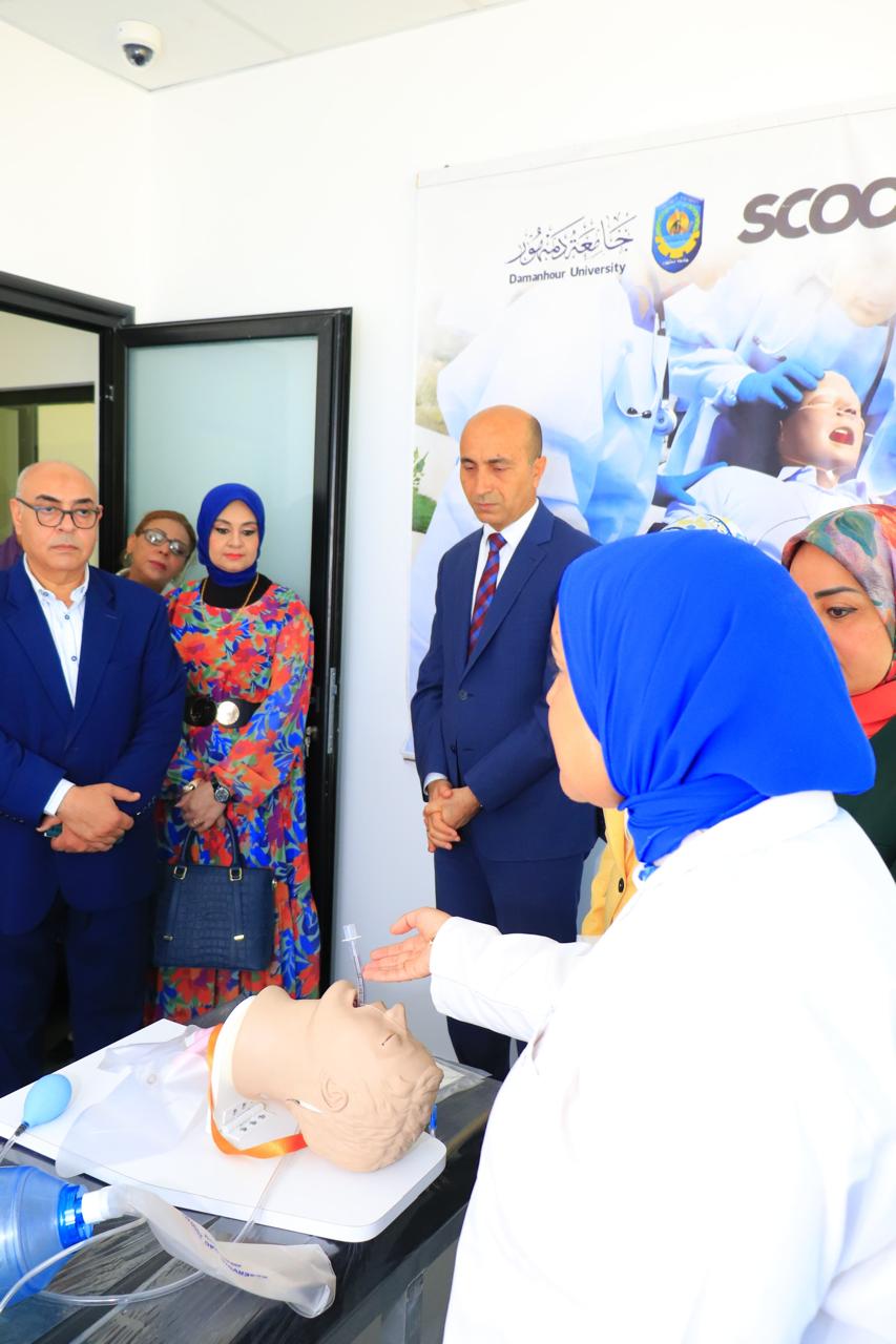 جامعة دمنهور تحدث نقلة رقمية بتطوير تقييمات كلية التمريض
