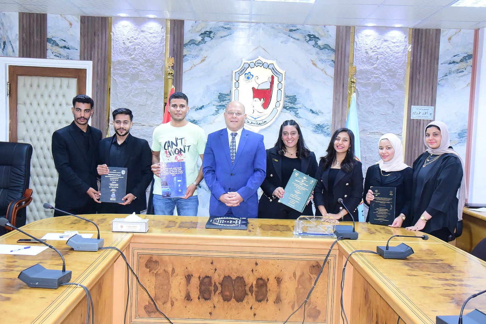 طلاب جامعة سوهاج يصممون أطلسًا ويخططون لمحطات شحن بـGIS