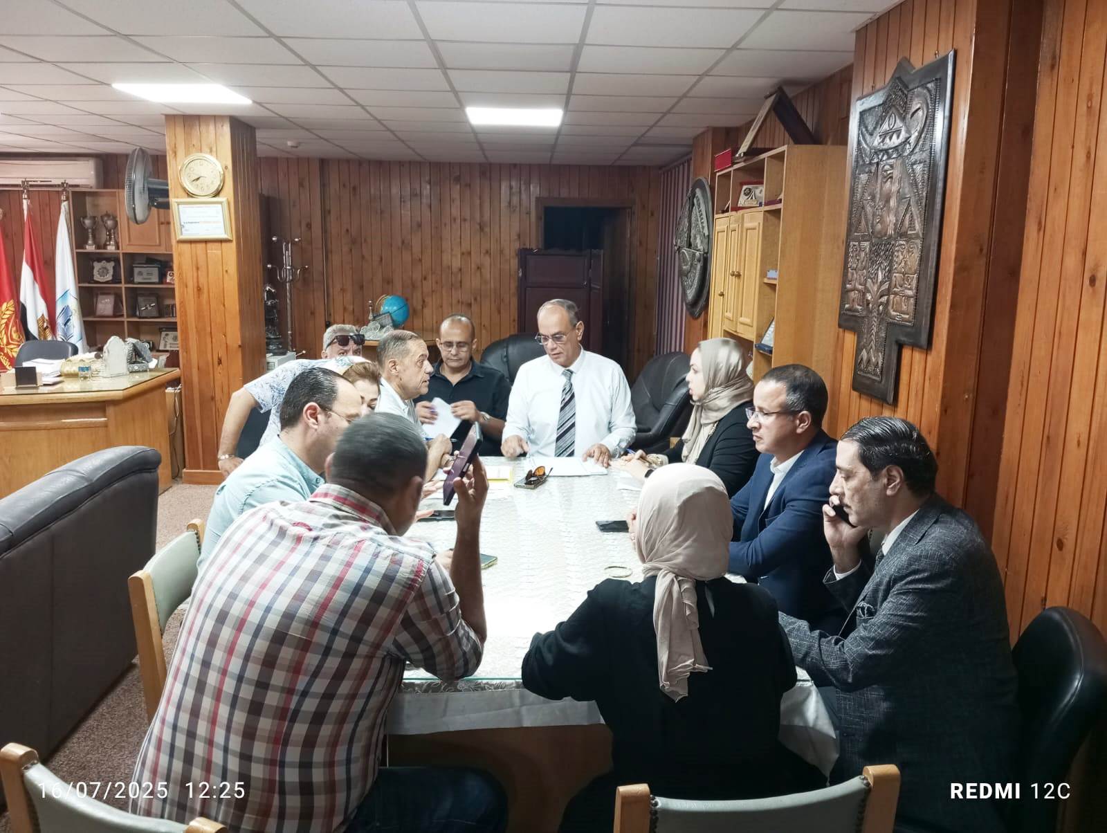 رئيس جامعة بورسعيد يتابع جاهزية الكليات استعدادًا للعام الدراسي الجديد