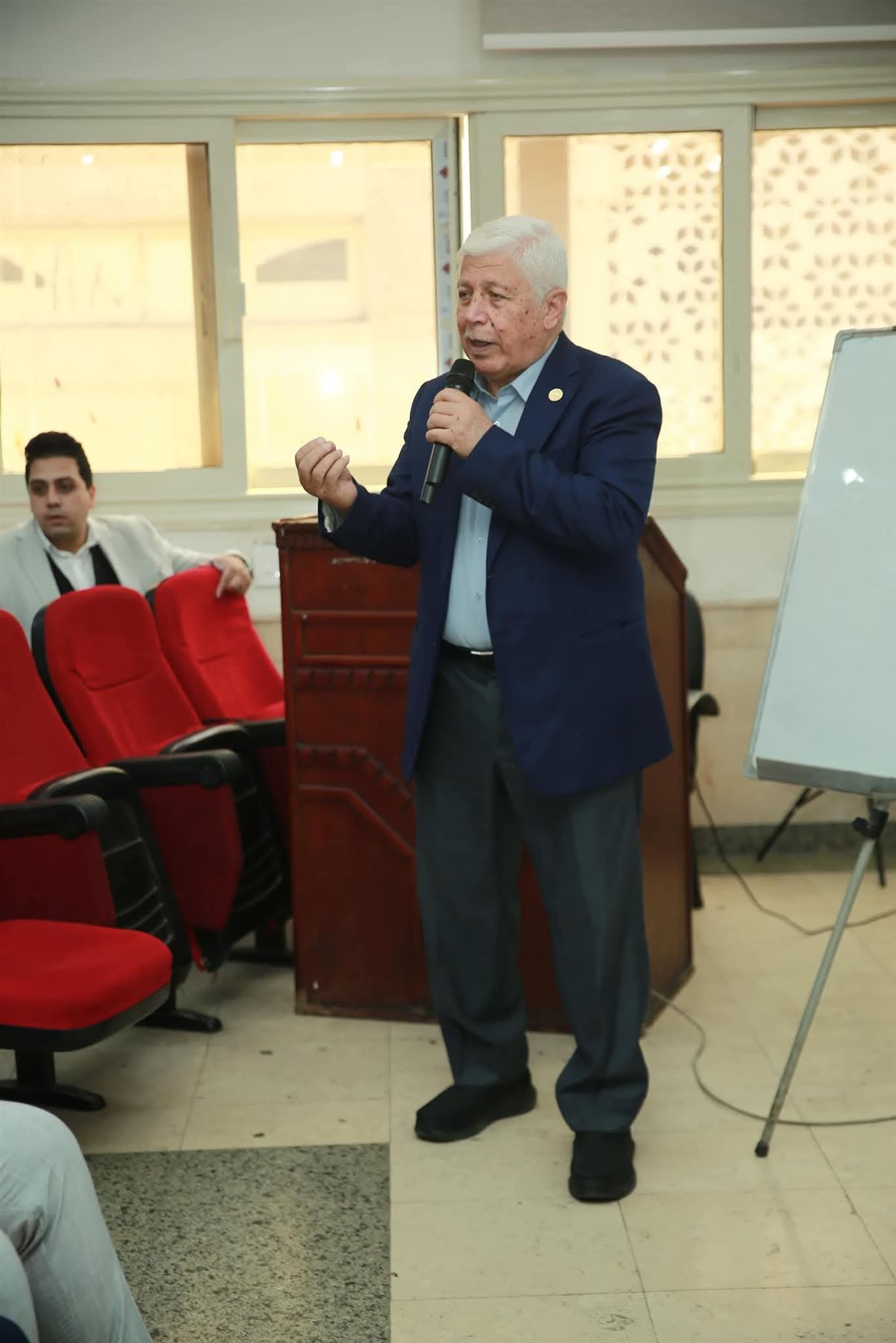 كلية التجارة جامعة حلوان تنظم ندوة علمية حول مستقبل الأمن القومي المصري