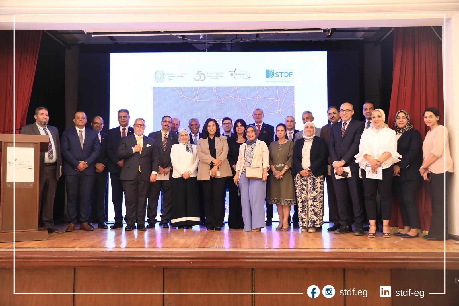 احتفالية بمناسبة مرور ٥٠ عامًا على التعاون العلمي بين مصر وإيطاليا