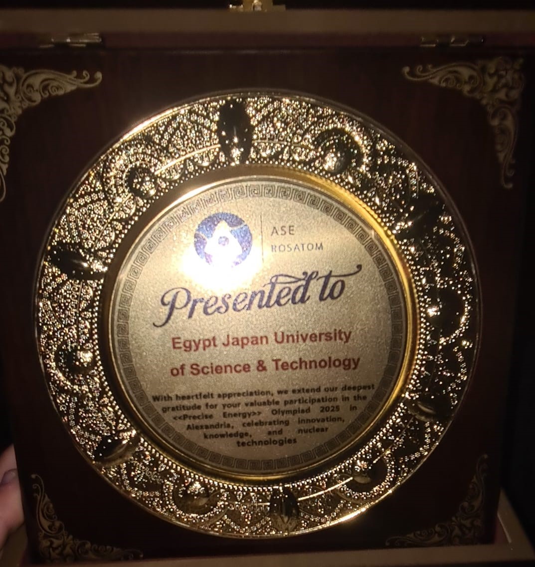 إنجاز عالمي جديد لطلاب الجامعة المصرية اليابانية في مسابقة Precise Energy