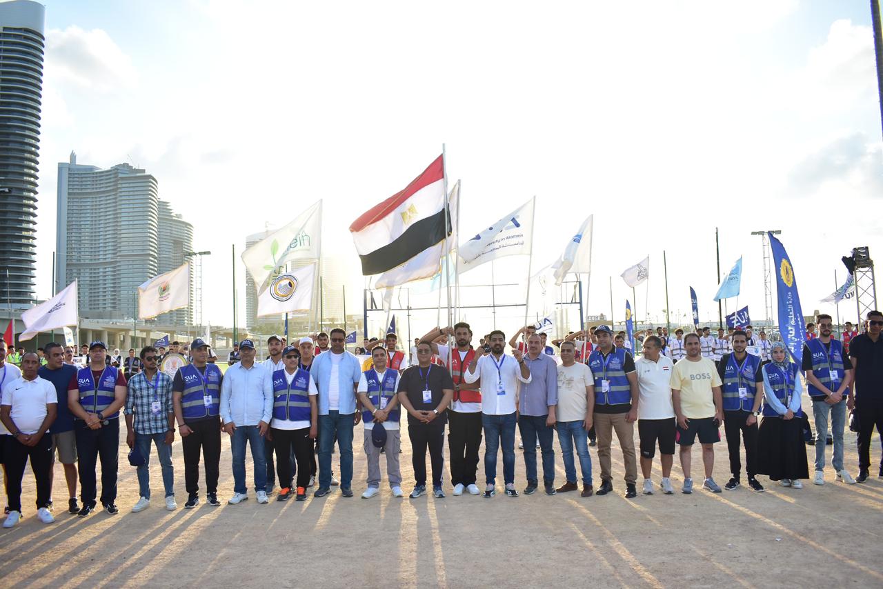 انطلاق بطولة العلمين للجامعات 2025 بمدينة العلمين الجديدة